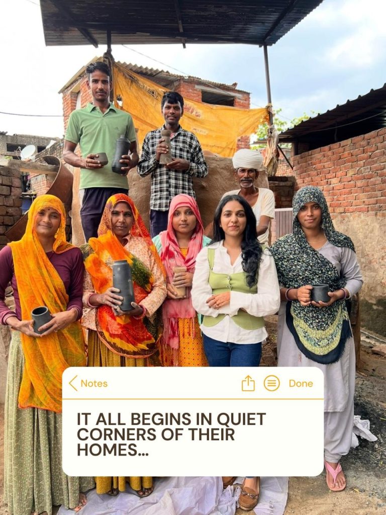 It all begins in quiet corners of their homes…