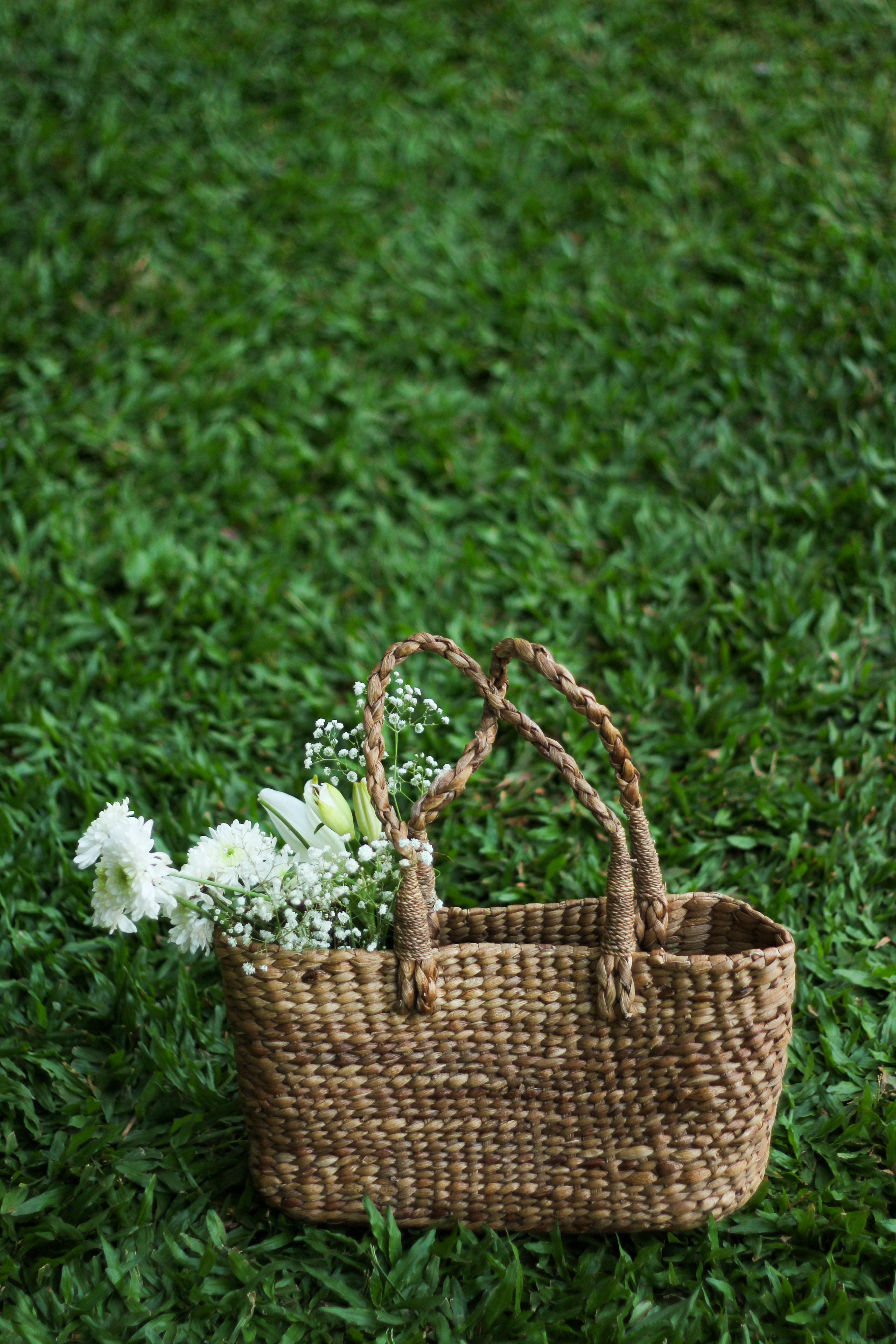 Sea Veil | Natural Hyacinth Bag - Image 2